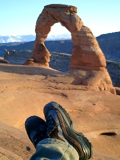 Delicate Arch am sp�ten Nachmittag