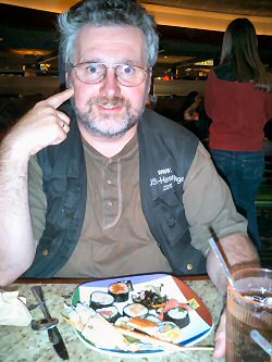 ...und Hartmuth hat nun au�er Sushi auch noch einen Hummer