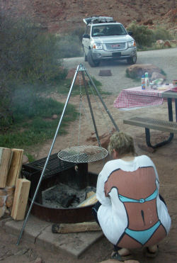 Das T-Shirt, das mehrmals zu Verwirrungen auf dem Campground f�hrte