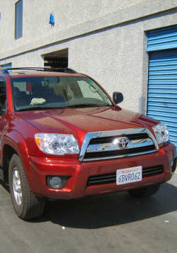 Toyota 4Runner, unser Begleiter f�r diesen Trip